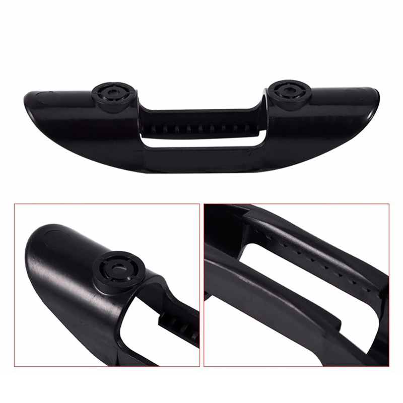 Black Plastic Marine Kayak Paddle Clip Holder Paddle Oars Keeper Canoe Boat Deck Mount Fishing Accessories With Screws