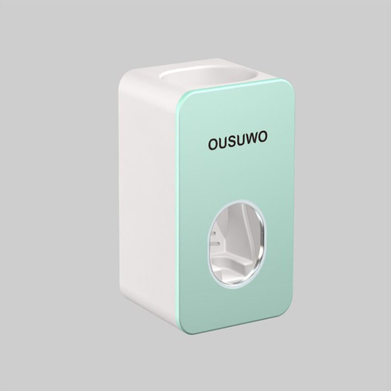 Automatic toothpaste squeezer wall mounted lazy man automatic toothpaste squeezer: Green