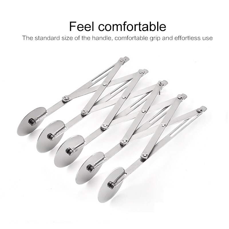 3/5/7 räder Teig Teiler Cutter Edelstahl Pasta Messer Einstellbare Rollen Klinge Pizza Gebäck Schäler Backen Werkzeuge