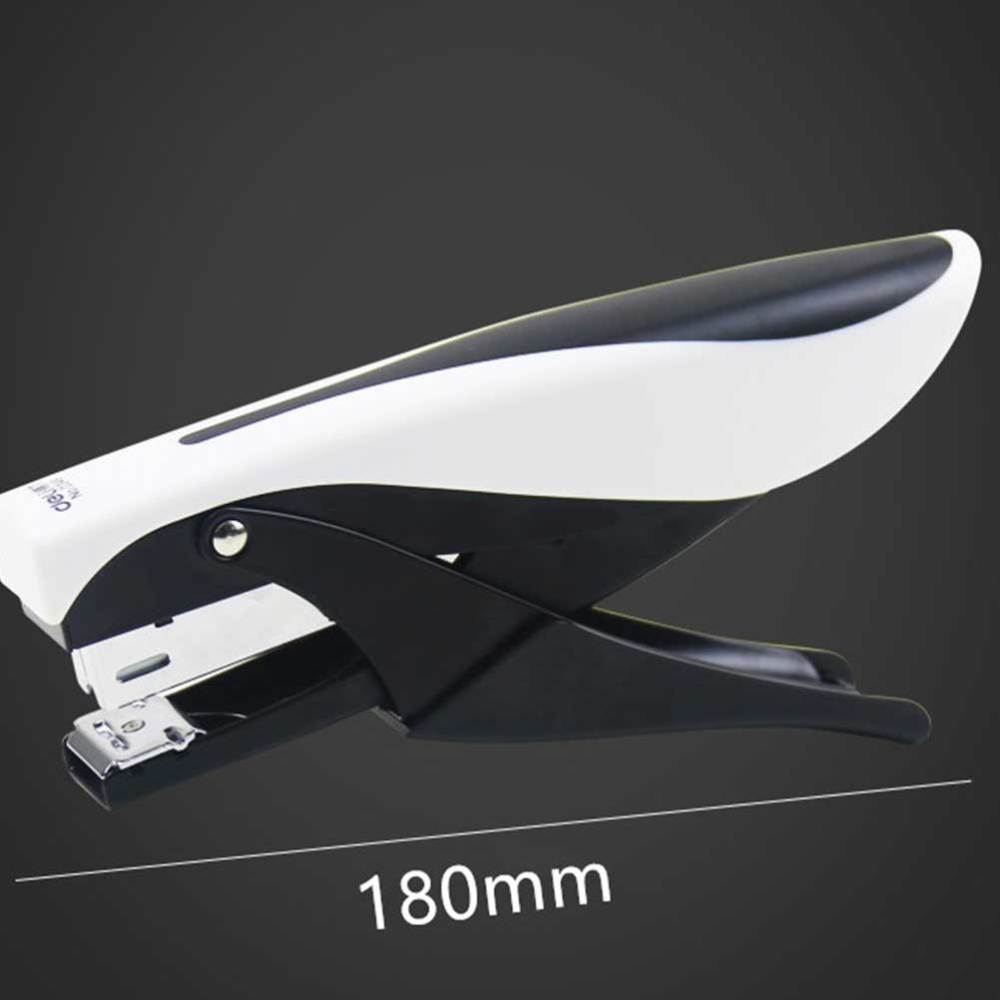 Desktop Stapler Handheld Stapler Office Labor-saving Plier Stapler School Supplies (Random Color)