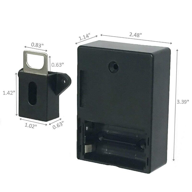 -Black Invisible Rfid Free To Open Intelligent Induction Cabinet Lock Wardrobe Shoe Cabinet Shoe Drawer Door Lock Electroni