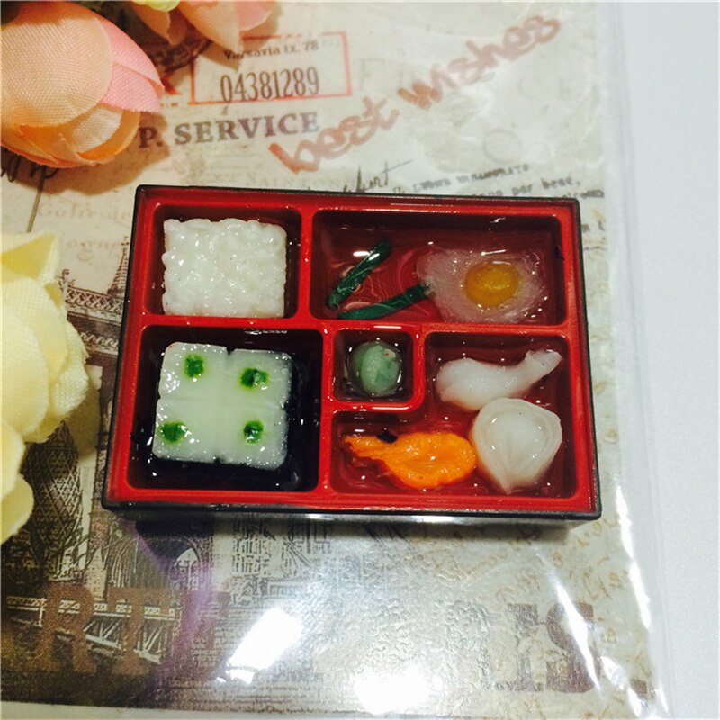 Kunstig sushi kjøleskap magneter japansk mat kjøleskap magnetisk klistremerke hjem dekorasjon reise suvenirer