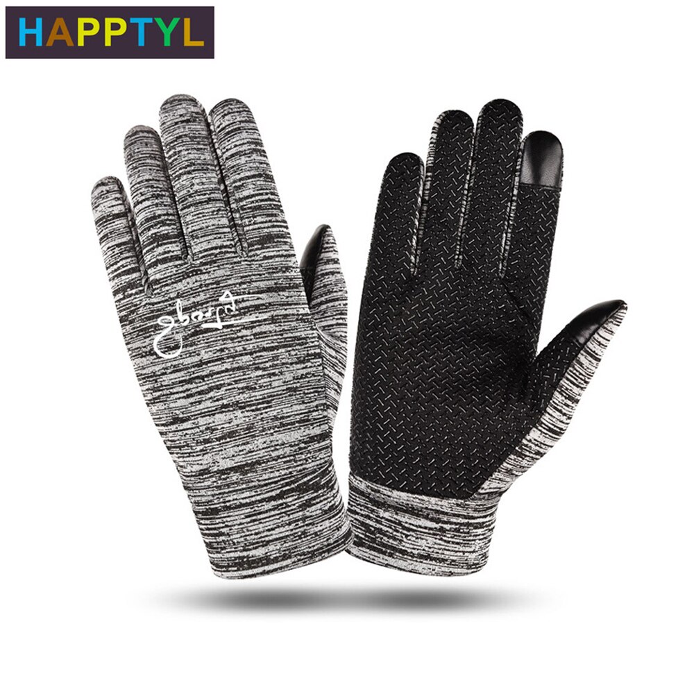 Happtyl 1 Paar Anti-Slip Fiets Handschoenen Voor Mannen Vinger Fiets Motorfiets Mountainbike Racing Touchscreen Handschoenen