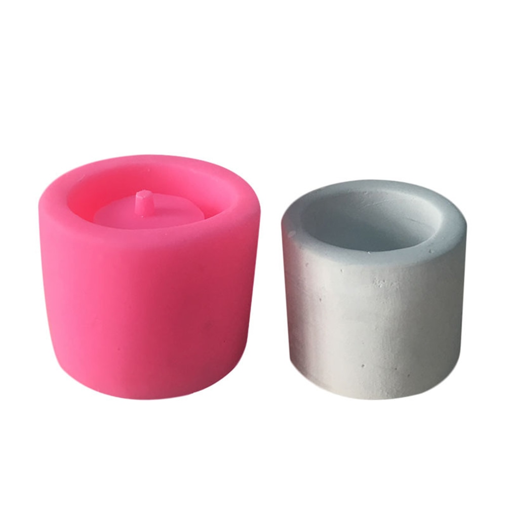 Silicone Mold Round Mini Succulent Pot in Flower Pots Plant Set Cement Pot Handmade Clay Craft Heat Resistant Succulent Pot Mold