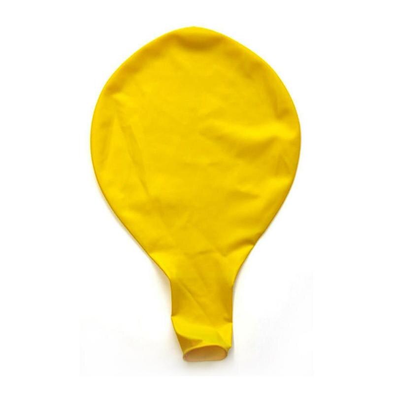 1 Pc Giant Ballon 36 Inch Kleurrijke Ronde Latex Ballonnen Helium Inflable Wedding Verjaardagsfeestje Grote Ballon Decoratie: yellow