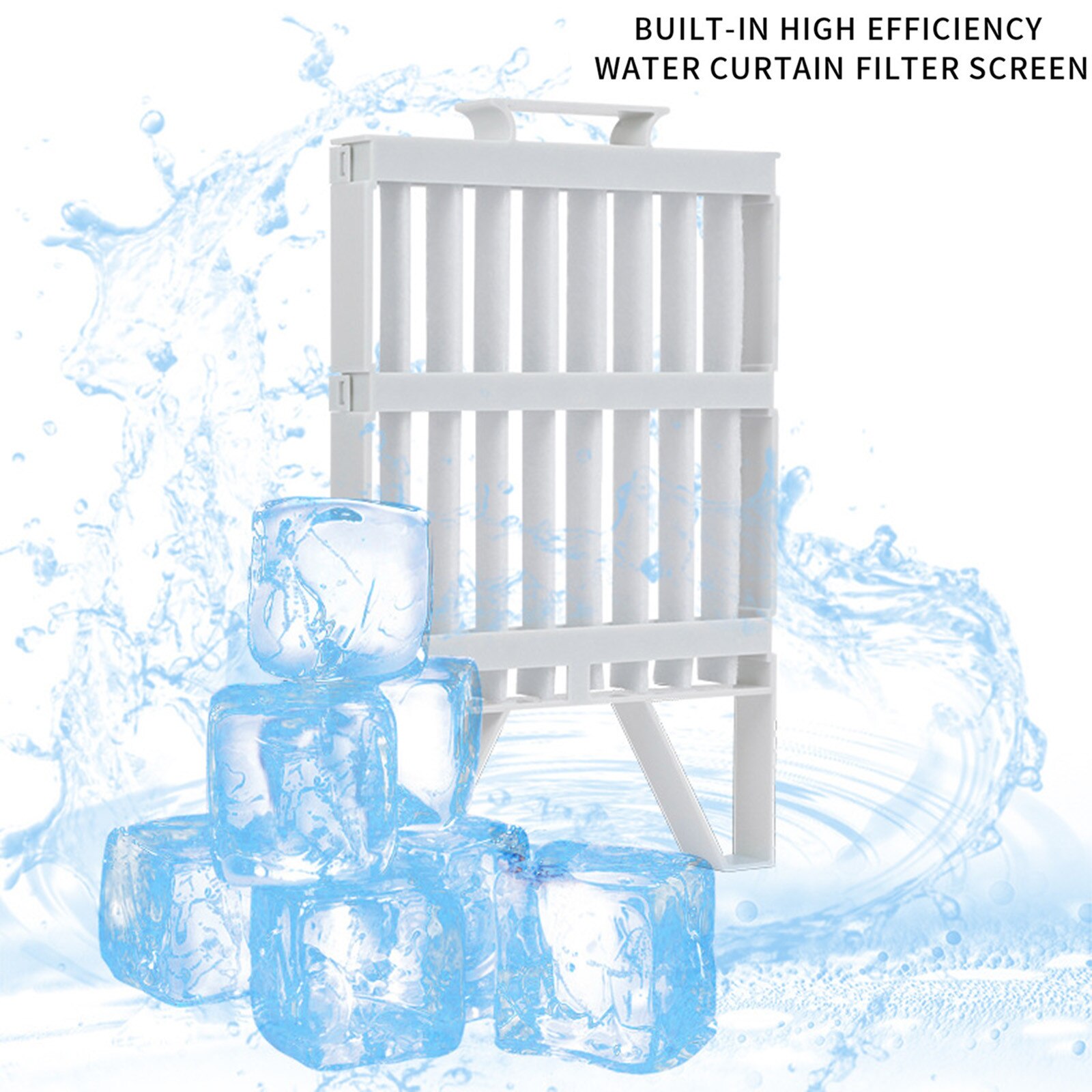 Portable Mini Air Cooler Usb Small Air Cooler Ice Crystal Small Air Cooler Fan Mini Desktop Air Conditioner Humidifier Purifier