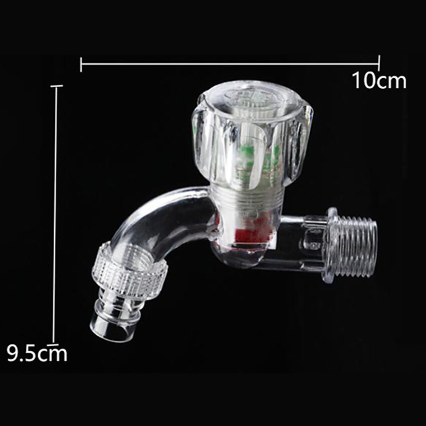 Bulletproof Water Tap Ceramic Core Universal Plastic Faucet G1/2, G3/4 Washing Machine Faucet Single Spout Cold Water