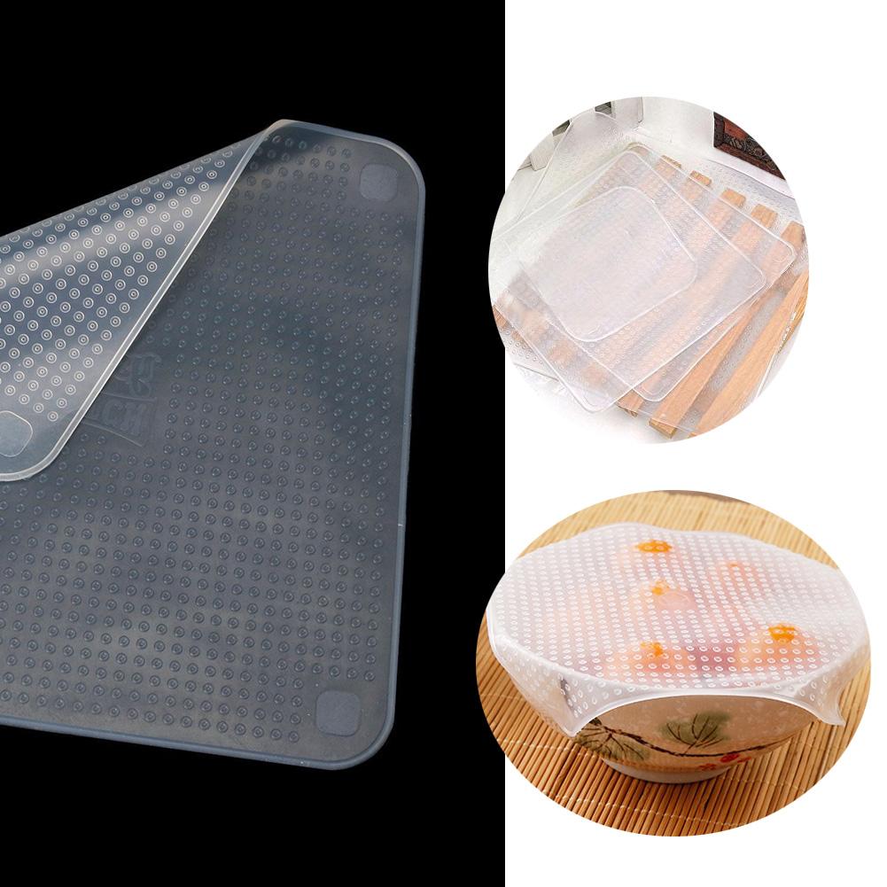 Food Fresh Keeping Saran Wrap Multifunctional Reusable Silicone Food Wrap Seal Cover Lid Stretch Envoltura De Alimentos