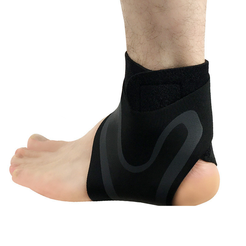 Sports ankel støtte elastisk ankel justerbar åndbar ankel seler støtte til sportsbeskyttelse forstuvninger lnury hæl wrap: Venstre / L