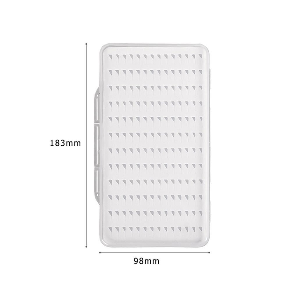 Portabale Fly Fishing Lure Bait Box Trout Flies Storage Box Case Container Organizer Pouch Waterproof EVA 3 Size Storage Boxes: L 168pcs