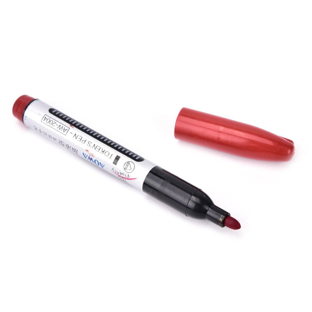 3 Colors ineliner Pens Single Head Marker Pen Water Based Assorted Ink Arts Drawing For Children Graffiti Hook Fiber Pen: Red