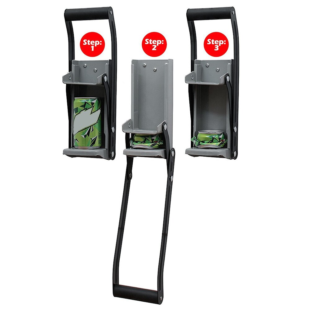 16 Ounces Heavy Duty Can Crusher Smasher Soda Beer Cola Budweiser Recycling Tool Home Dispensing Can Crusher Bottle Opener