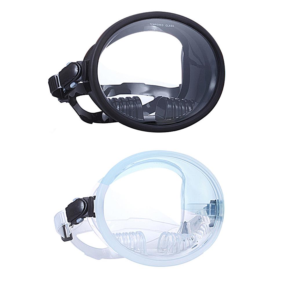 Panoramic Wide View Diving Mask Durable Aquatics Scuba Diving Snorkeling Frameless Mask Tempered Glass Diving Goggle Mask