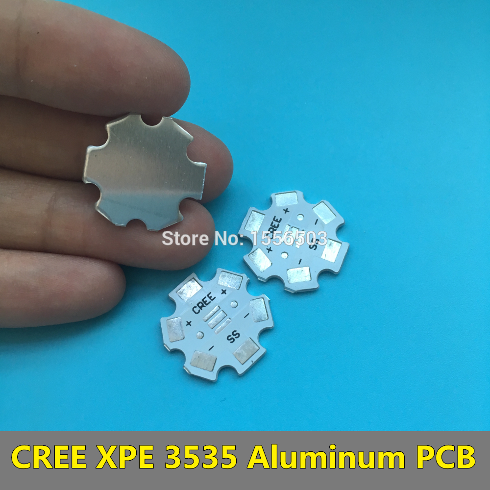 20 STKS CREE XPE 3535 LED Aluminium PCB Board 1 W 3 W cree LEDs SMD Heatsink plaat 20mm lege PCB