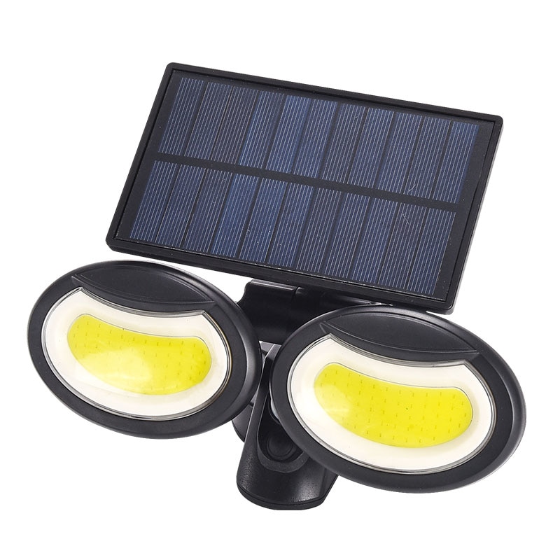 5.5V Wireless Wall Mounted Solar Lights Outdoor Motion Sensor Rechargeable Security Lights Flood LED Courtyard Garden Lamp