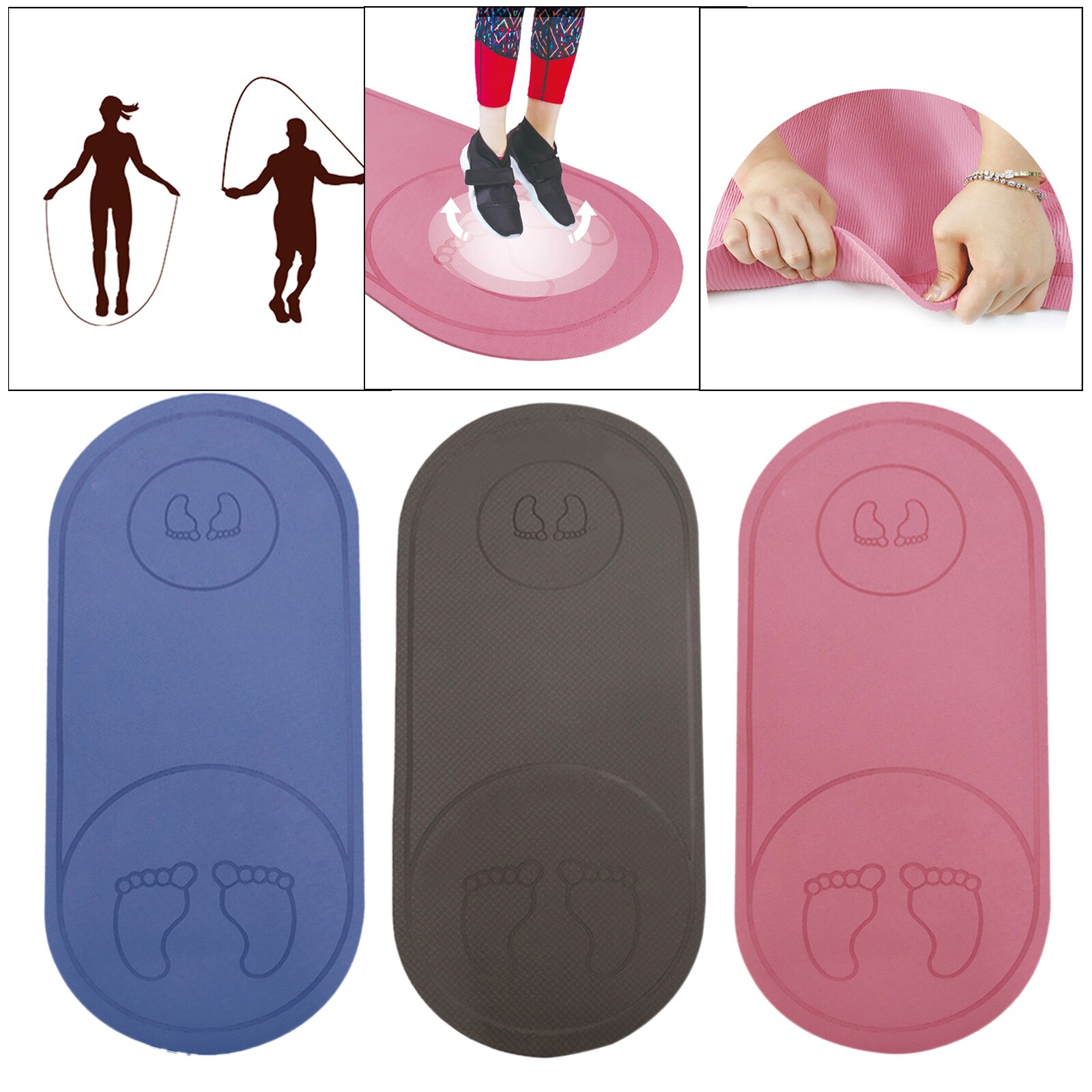 Rutschfeste indoor-springmatte, stoßdämpfende fitnessmatte, yogamatte für das heim-fitnessstudio