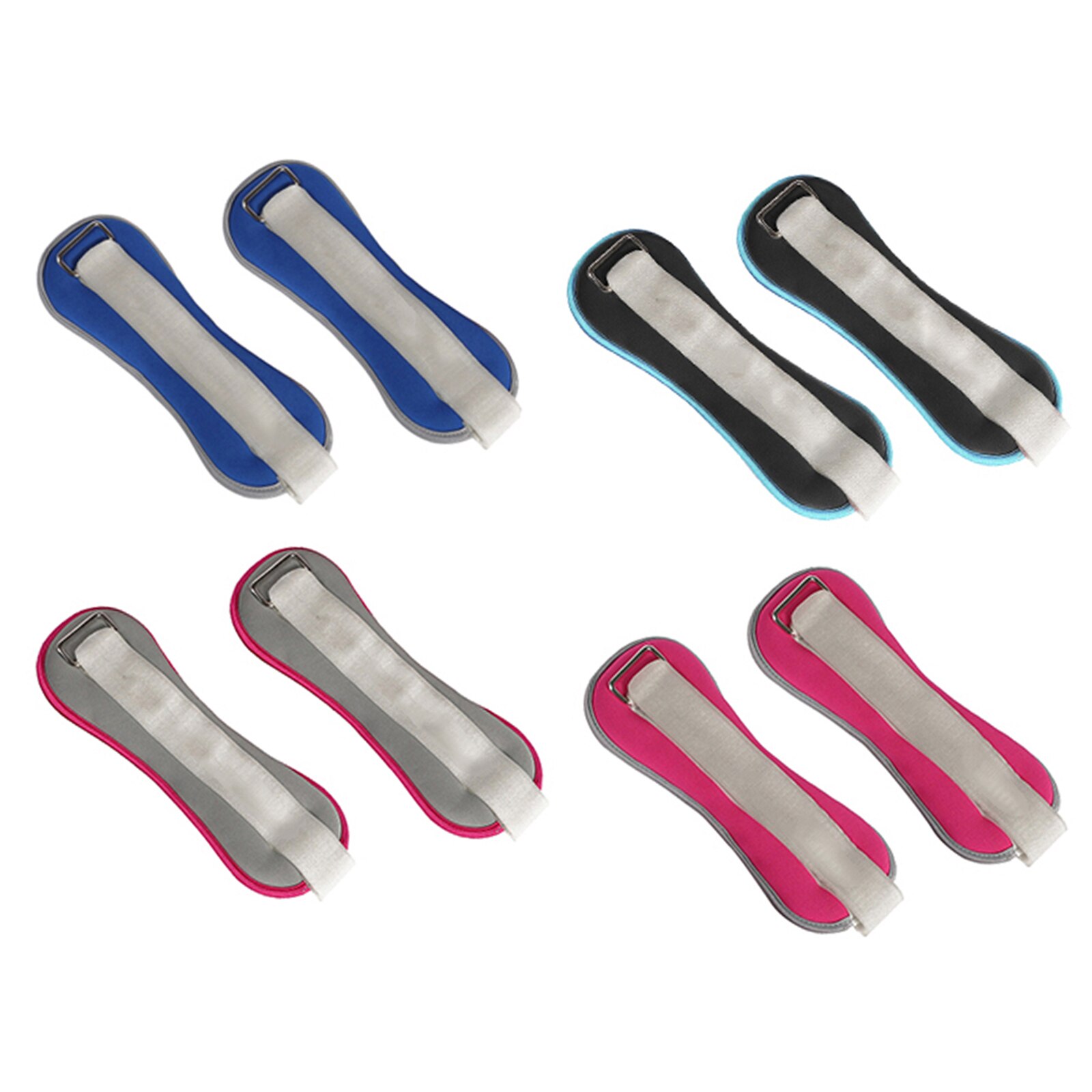 Enkel Gewichten Paar Verstelbare Pols Gewicht Band Zandzak Armband 0.5lbs/Elk