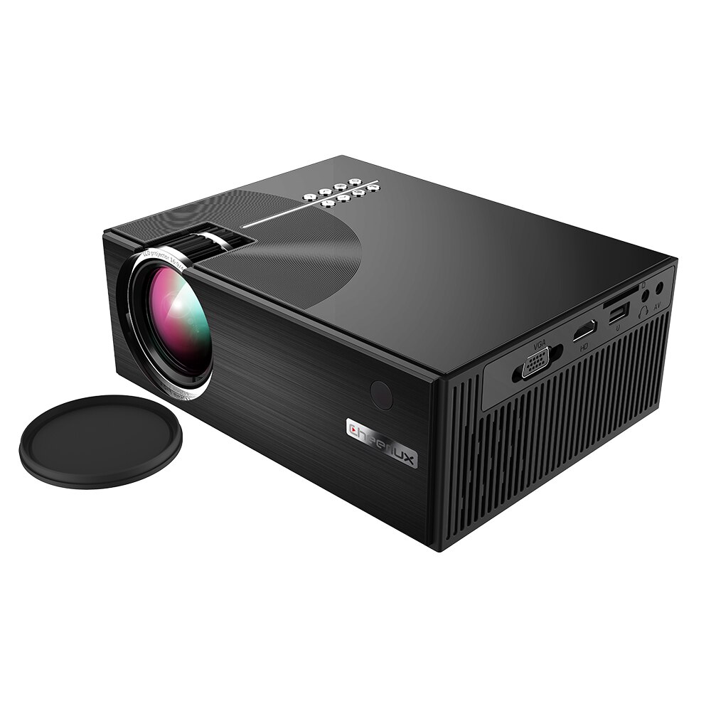 C7 portable full HD same screen LED function family party projector black support mobile phone same screen