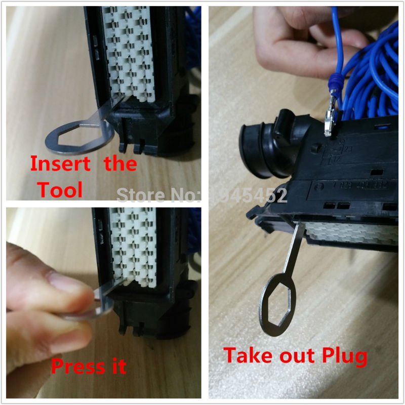 11 stücke Auto Auto Stecker Platine Kabelbaum Terminal Extraktion wählen Anschluss crimpen Stift Zurück Nadel Entfernen Werkzeug einstellen