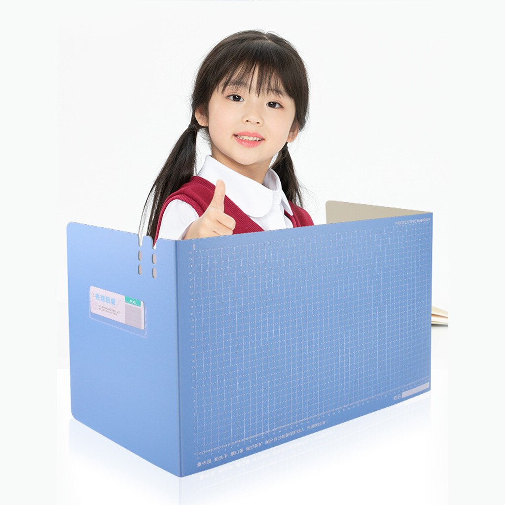 Sneeze Guard Portable Counter Shield for Office Safety Employees Workers Customers Office School Desk Board 38*30*5cm