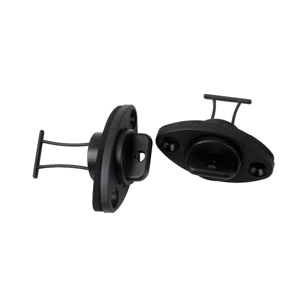 2 Set Universal Canoe Kayak Boat Dinghy Thread Drain Plugs Bungs W/ 4 Screws