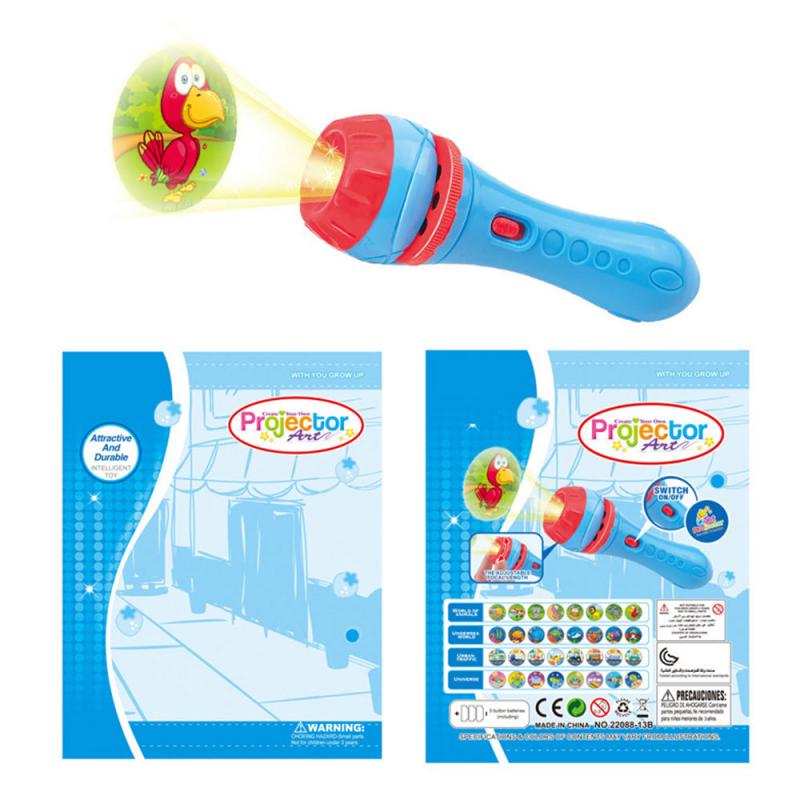 Beamer Spielzeug Taschenlampe Schlafen früh Bildung Modell Fackel Taschenlampe Nacht lernen Lernen Spaß Spielzeuge Kinder Spielzeuge Kaleidoskop