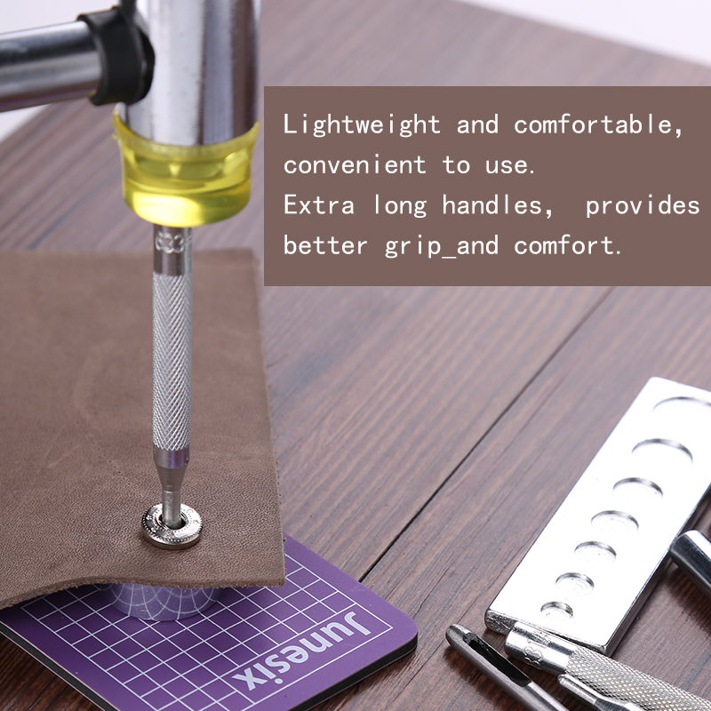 Miusie 40 Set Lederen Snap Fasteners Kit Metalen Drukknopen Naaien Knop Snap Fasteners Voor Leer Craft En Kleding Handgemaakte