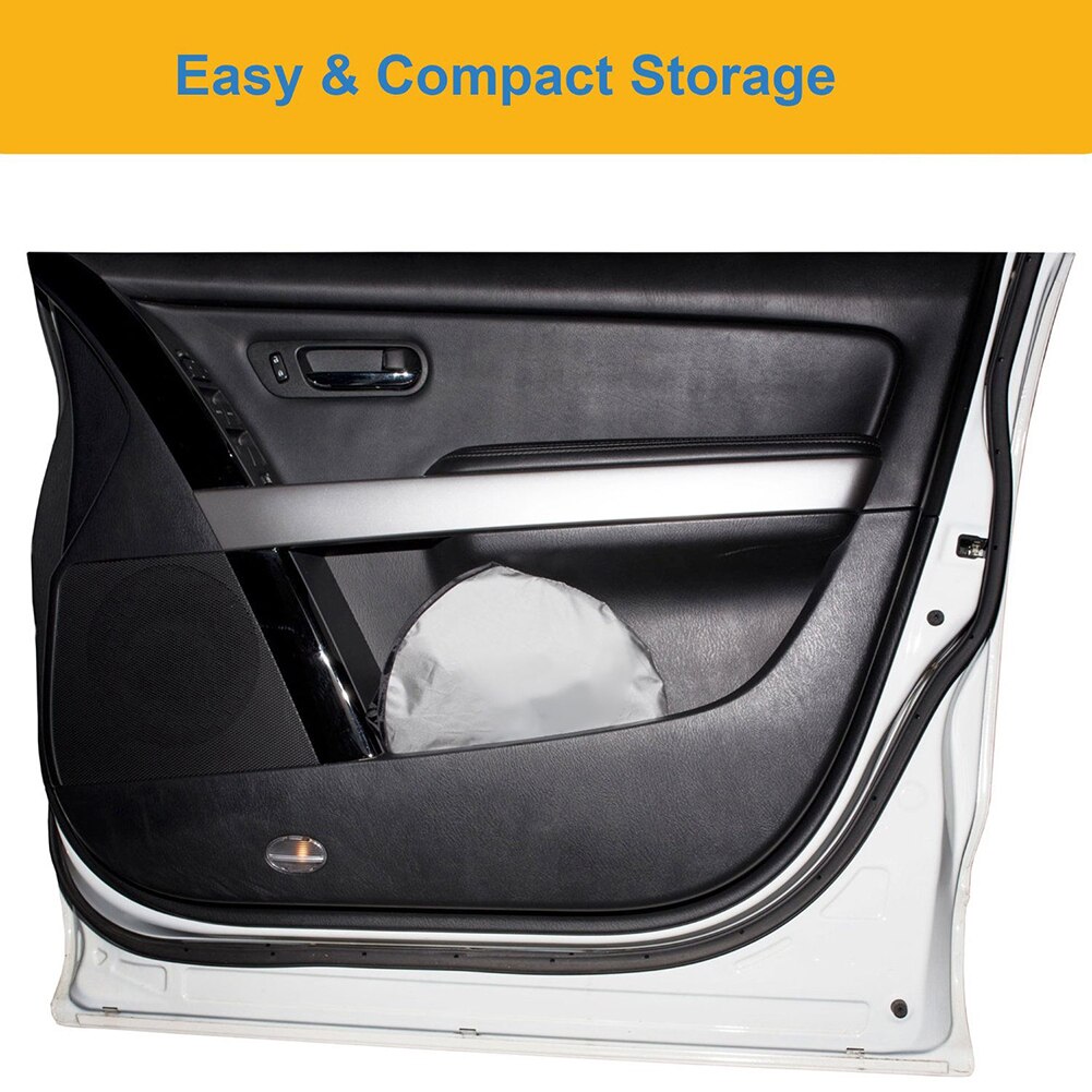 Foldable Heat Sun Shade Truck Van Car Front Windshield Visor Cover Protector