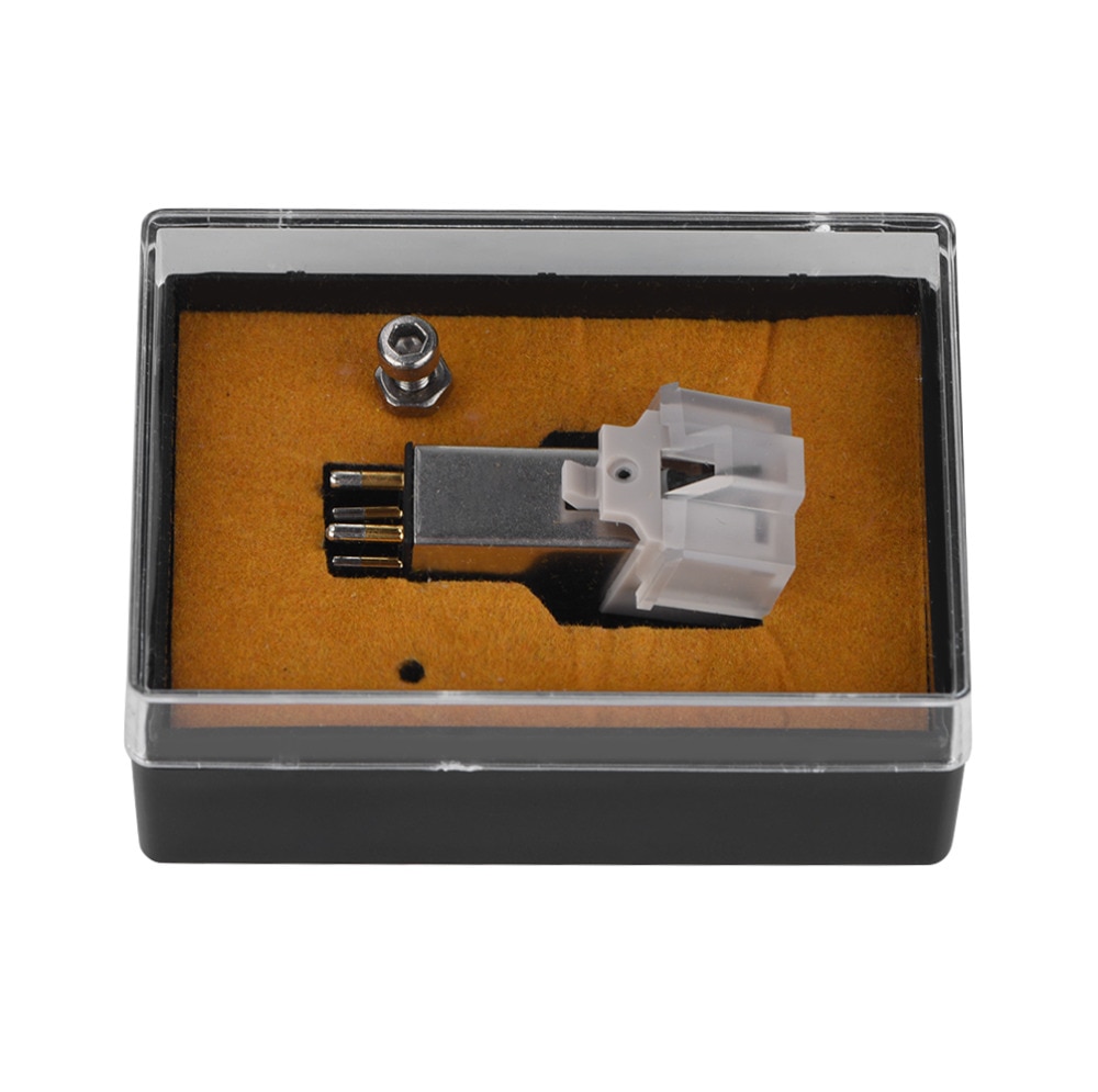 Magnetic Cartridge Stylus with LP Vinyl Needle for Turntable Record Player