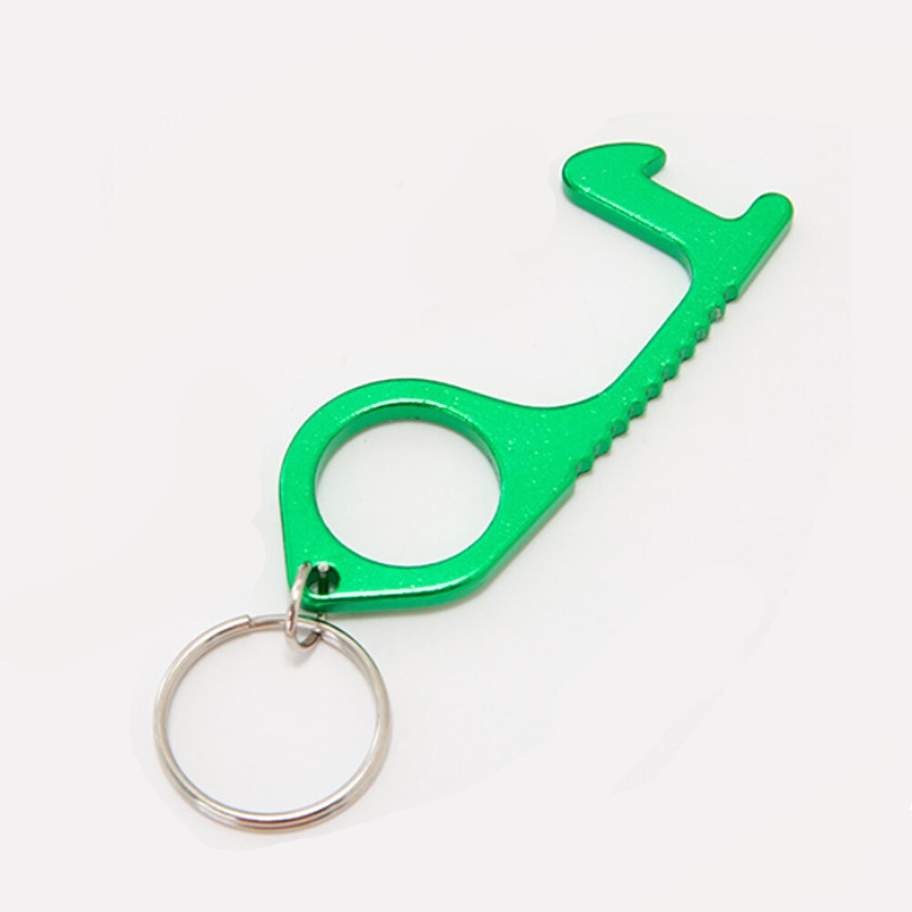Ouvre-porte Anti-contact alliage Anti-bactérien Protection Anti-contact Isolation clé artefact crochet de porte ouvre-porte avec bouteille Op: 10
