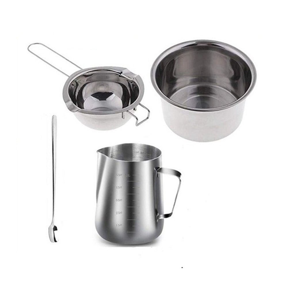 Bidons fondant pichet inox accessoires bougie à bricoler soi-même Kit de fabrication pour débutants résistant à la rouille maison sonde thermomètre