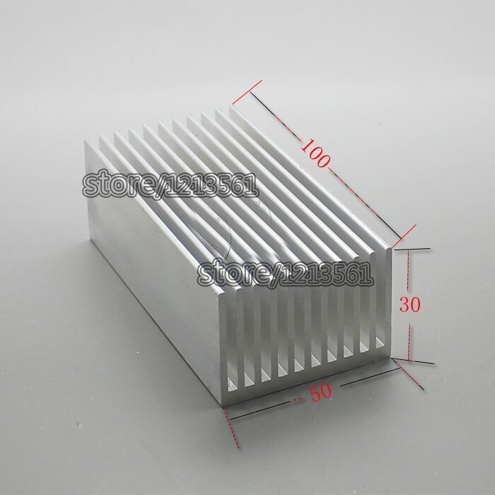 (1 pieces) LED heat sink/anodizing heat sinks /100*50*30mm IC heat sink