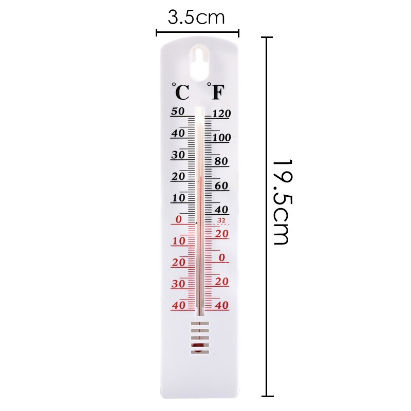 Dial Thermometer Indoor Outdoor Window Wall Temperature Gauge for Greenhouse Garden Home Temperature Monitor for household: vertical one