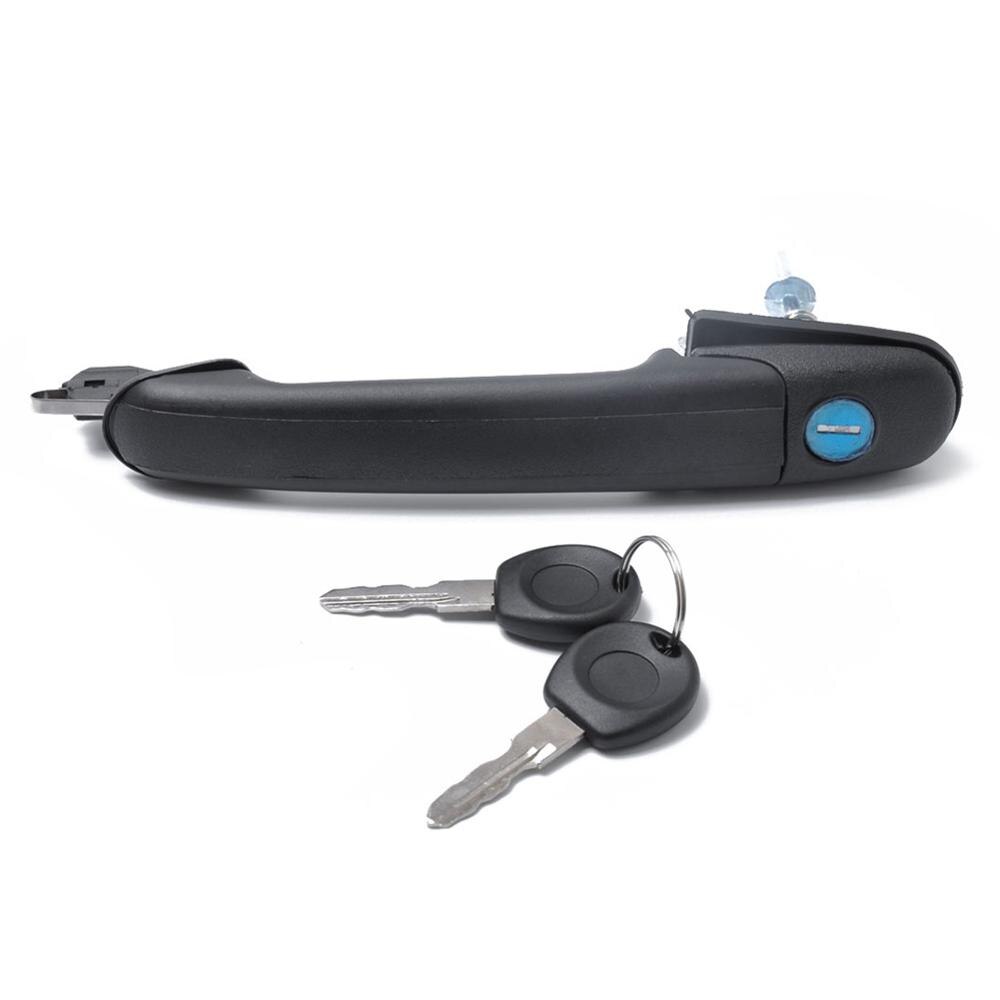 1pcs Car Door Lock Handle Front Right Left with Barrel Keys For VW POLO 6N 6N1 6N2 for SHARAN SEAT ALHAMBRA GALAXY 6N0837207CD