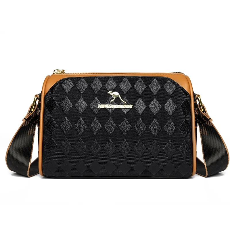 Femmes de en cuir souple sacs à bandoulière de luxe sacs à main de créateur Sac à bandoulière dames Vintage messager déplacements Sac A Main: Violet