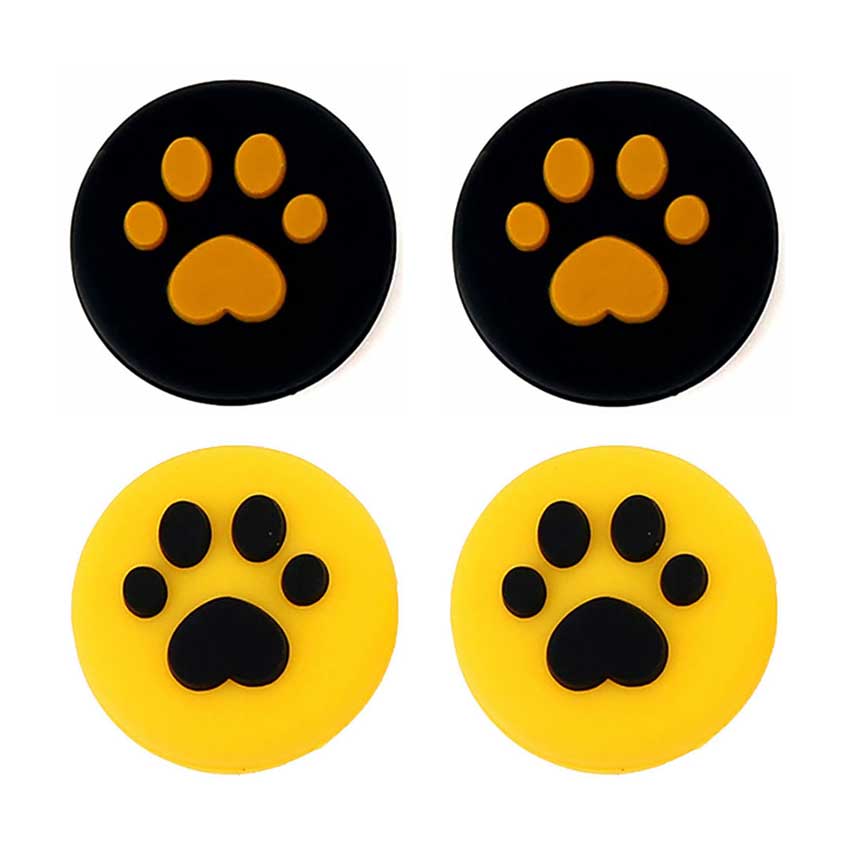 YuXi 4pcs Cute Cat Paw Claw Thumb Grip Cover Case For Nintendo Switch Lite Joy-Con Joy Con Joystick Analog Stick Caps: S S X X