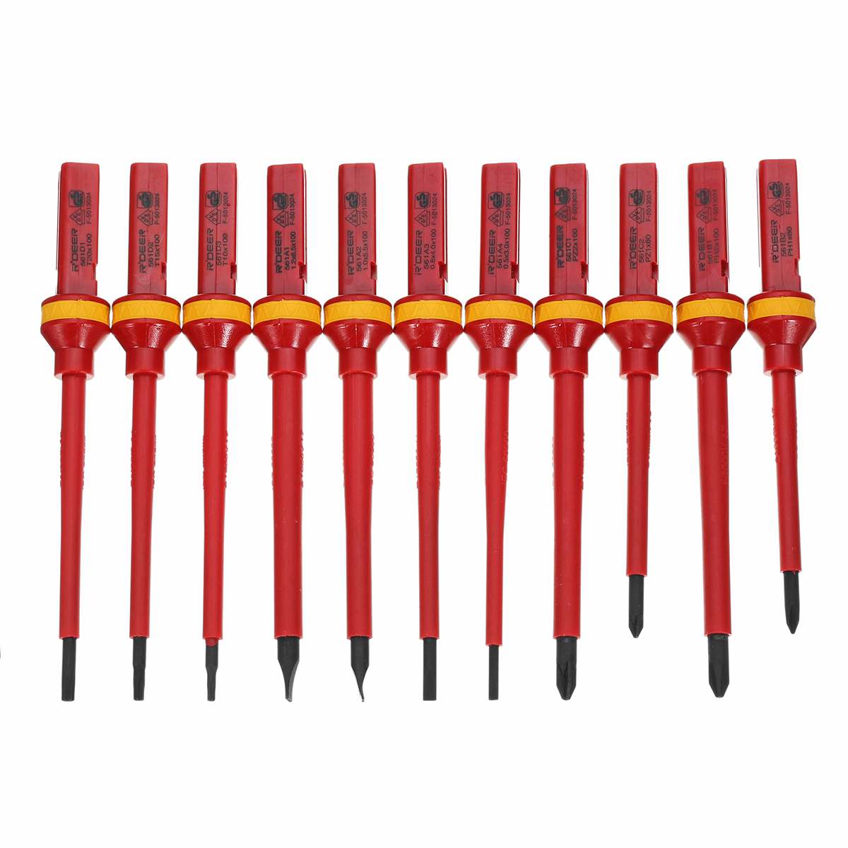 13 Pcs Geïsoleerde Schroevendraaier Set Voltage 1000V Magnetische Phillips Torx Schroevendraaier Duurzaam Handgereedschap