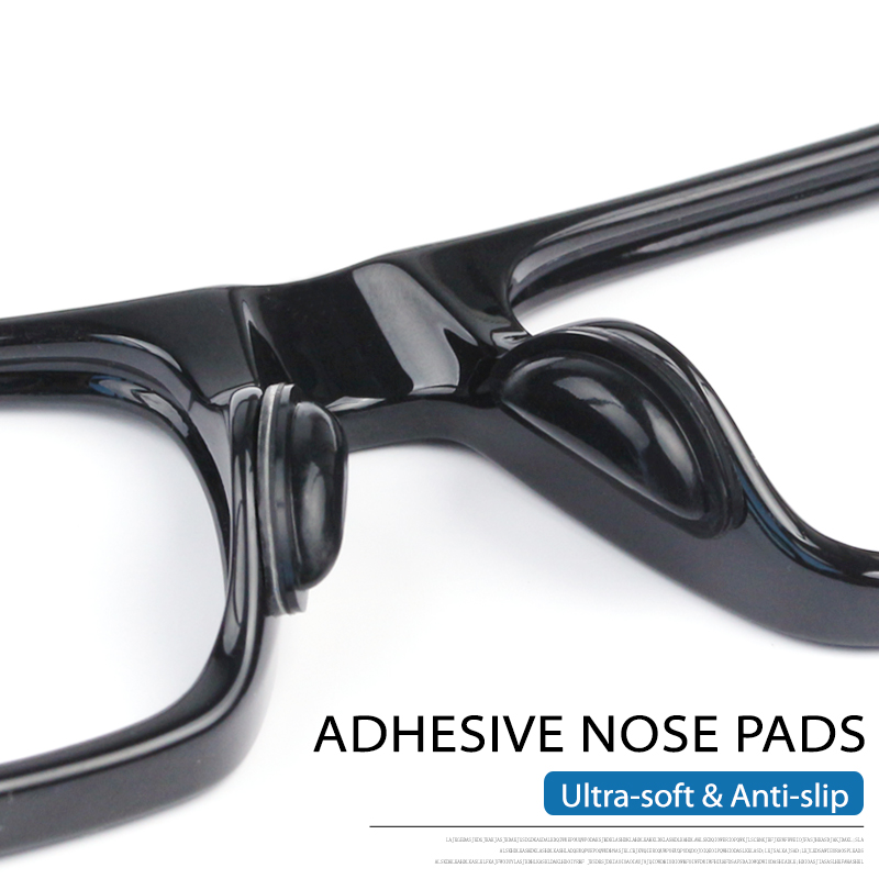Brillen-Nasenpads, weiches, selbstklebendes Silikon-Nasenpad für Brillen, rutschfest, erhöht sterben Luftkammer-Nasenpads für Brillen, 6 Paar