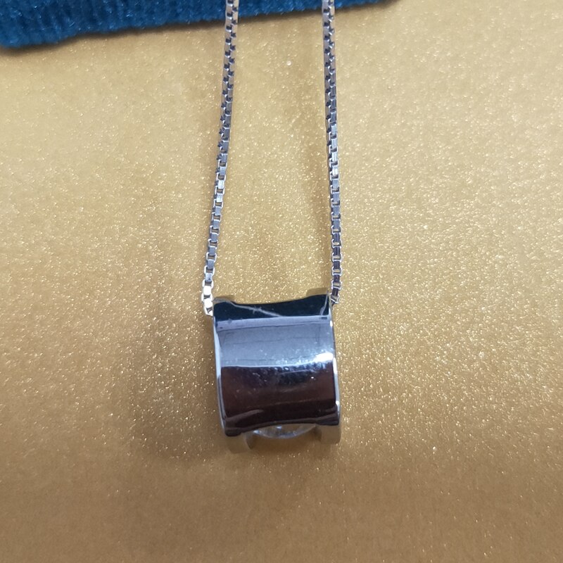 Smyoue 2ct 1ct test bestanden moissanit-diamantanhänger für damen klassisch trendig 925 sterling silber schmuck brillant halo