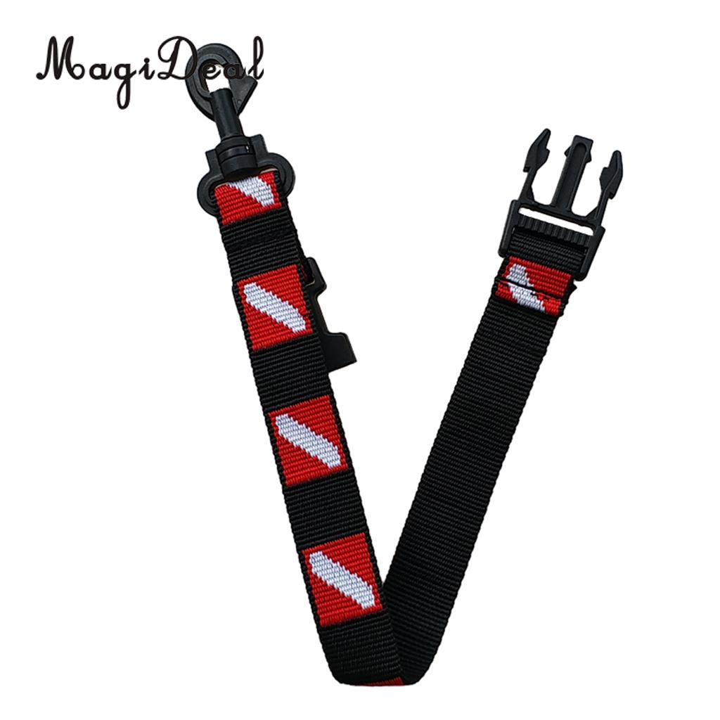 MagiDeal Scuba Diving Diver Swimming Fin Mask Camera Torch Holder Lanyard Webbing Strap Belt Clip - Durable & Compact: HY 14