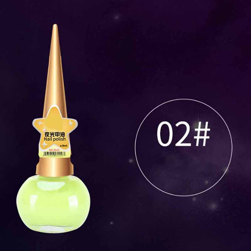 Vernis à ongles en Gel Fluorescent, Non toxique, 12 couleurs, néon lumineux, 14ML, à la , brille dans la nuit, pour femmes et enfants