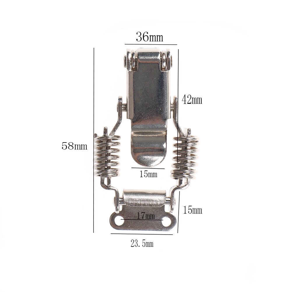 1 PCS Cabinet Boxes Hasp Lock Spring Latch Catch Toggle Stainless Steel Toggle Latch Catch Hasp