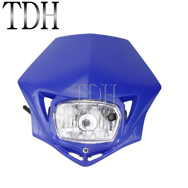 Faro Universal para motocicleta, Enduro, Motocross, Enduro, máscara de carenado para Yamaha WRF250 400 450 YZ TTR WR
