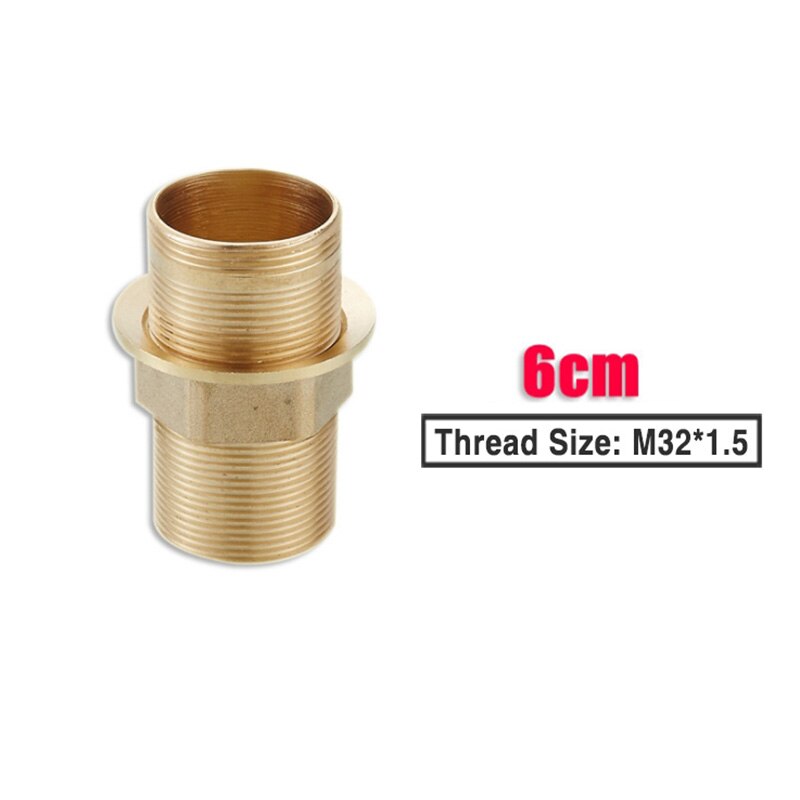 Kran reservedeler solid messing fast fot kjøkken servant kran forlenget fiks blandebatteri installasjon tilbehør skrumutter: 6 cm sett