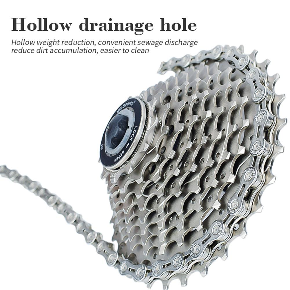 Mountain Bike Chain 8/9/10 Speed High Alloy Steel Decent Durability Lightweight Good Looking Bicycle Chain Cycling Equipment