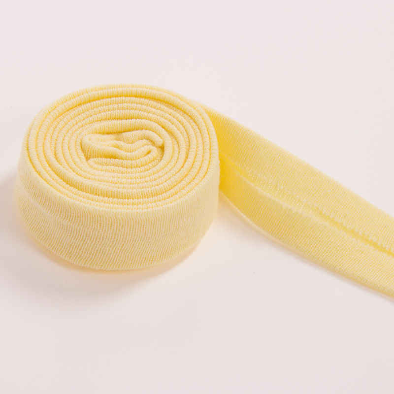 2cm organiske 100%  bomuldsbånd, bindebånd, foldet ginghambeklædning beklædning med håndlavet polstring, der syr tekstilbånd: Lys