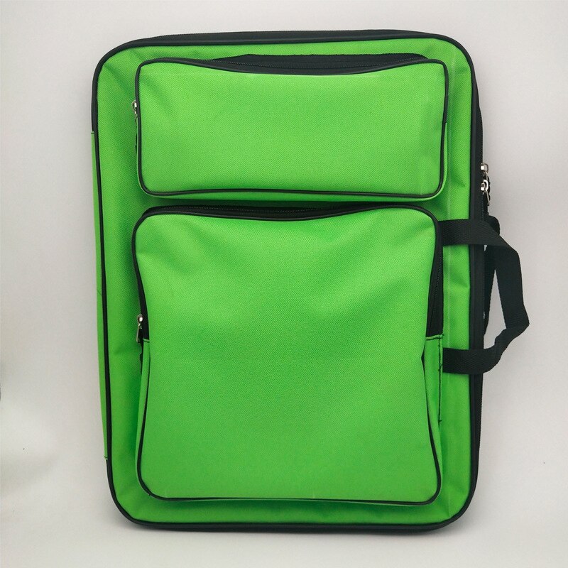 Multifunctionele Reizen Schets Tas Voor Schetsen Gereedschap Kunstenaar Canvas Schilderijen Art Supplies Schouders Rugzak Schilderen Zak 8K: grass green