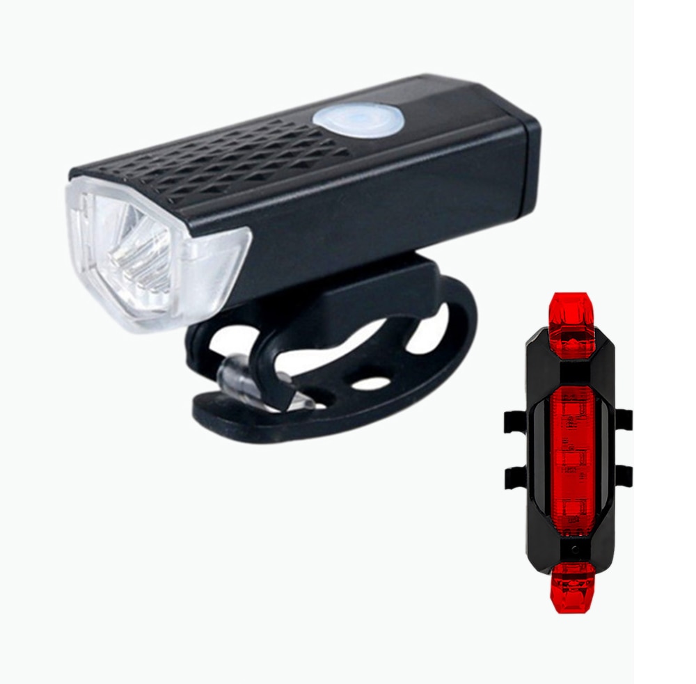 Bike Bicycle Light Headlight Battery USB LED Rechargeable Waterproof Handlebar Frame Lamp Flashlight High Luminosity White Other