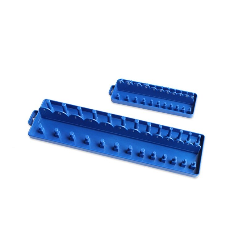 1pcs Socket Organizer Sleeve Tray Rack Storage Holder Tool Metric SAE Plastic Insert Row Guide Rail Socket Hanger Placing Tool