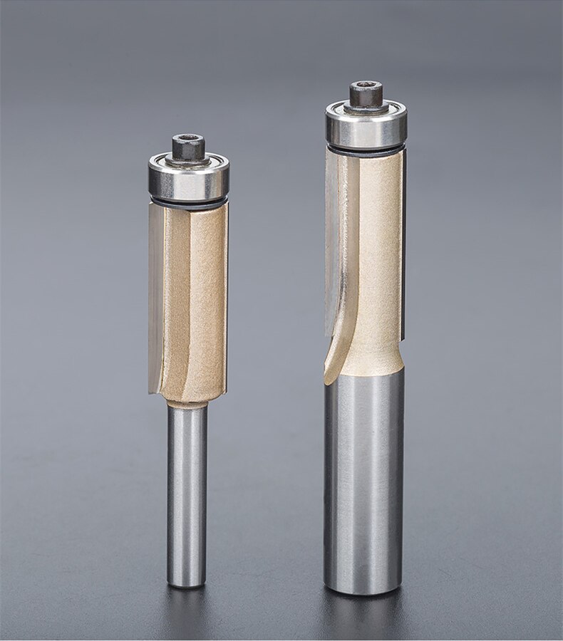 1 PCS, CNC houtbewerking router bit, Trimmen frees, hout, MDF, 2 fluiten rechte frees, trimmer graveren bit, multiplex